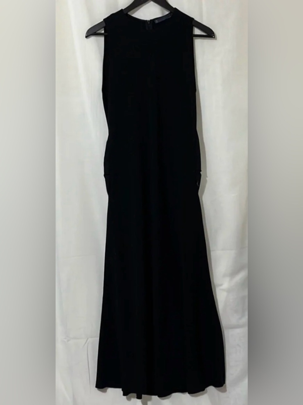 Zara Black Sleeveless Maxi Dress